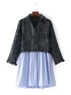Shein 2 In 1 Tweed Dress