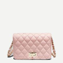 Shein Quilted Twist Lock Chain Bag
