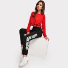 Shein Letter Print Track Pants