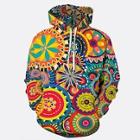 Shein Men Geo Print Hooded Sweatshirt