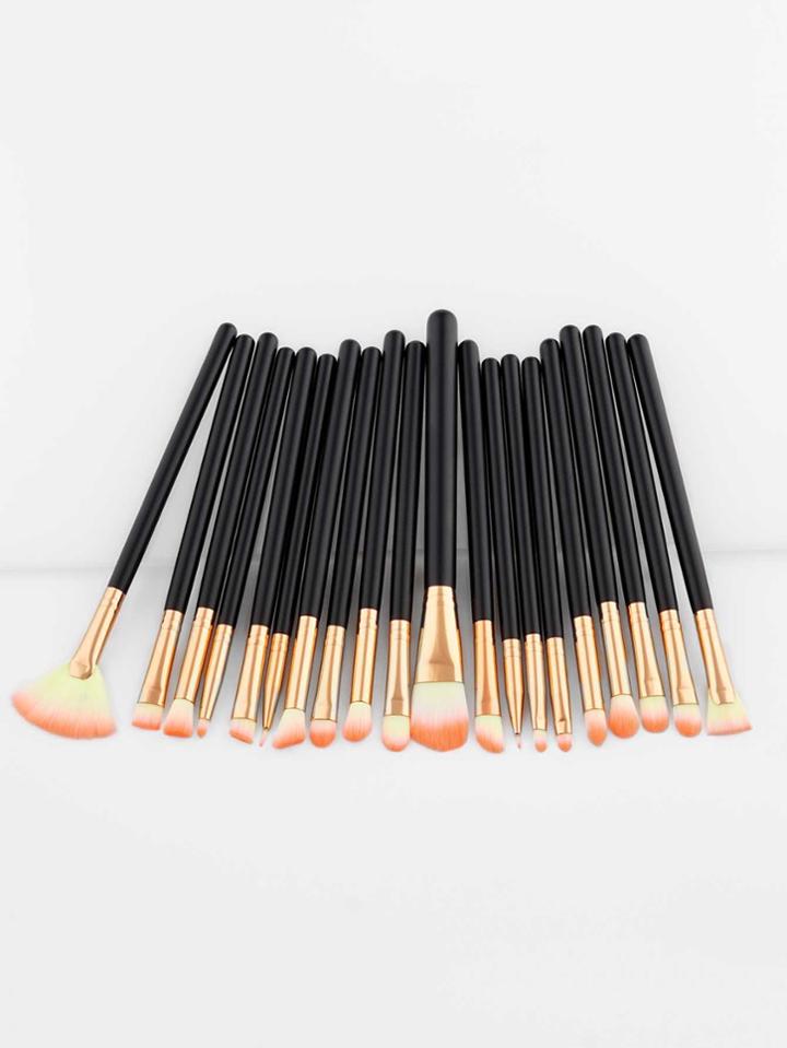 Shein Two Tone Handle Eye Brush Set 20pcs