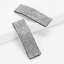 Shein Christmas Rhinestone Cover Hair Clip 1pair