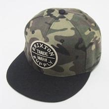 Shein Men Camouflage Patched Snap Cap
