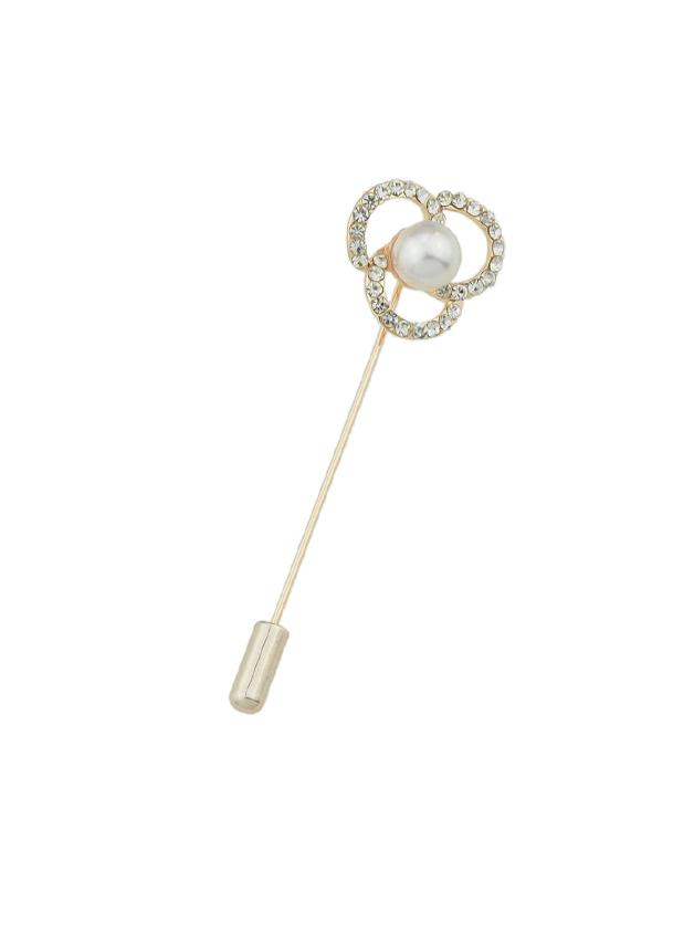 Shein Circle Diamond Luxury Simple Brooch For Women Girl Accessories