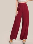 Shein Box Pleat Detail Palazzo Pants