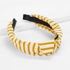 Shein Knot Design Striped Headband