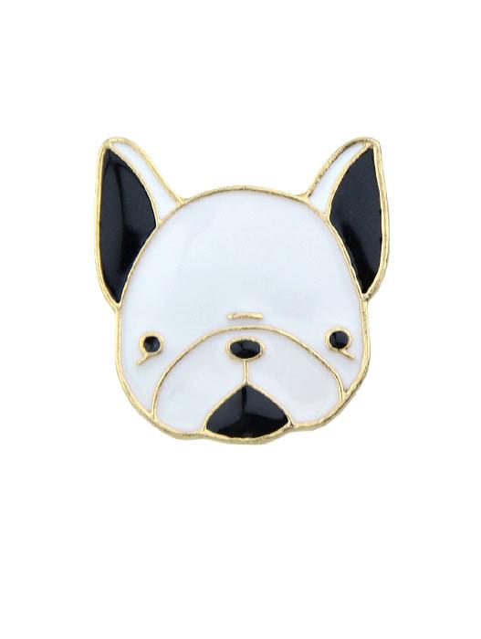 Shein Enamel Small Cute Dog Pattern Brooches Bijoux Accessories For Women