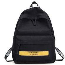 Shein Men Slogan Print Canvas Backpack