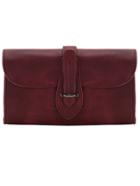 Shein Burgundy Belt Buckle Pu Bag