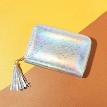 Shein Tassel Detail Iridescent Purse