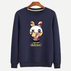 Shein Men Cartoon & Letter Print Sweatshirt