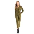 Shein Self Tie Button Decoration Jumpsuit