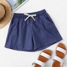 Shein Drawstring Waist Shorts