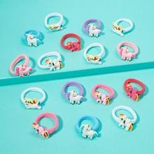Shein Girls Cartoon Hair Tie 16pcs