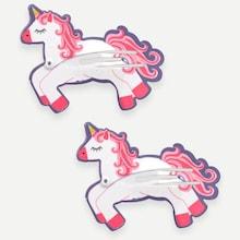 Shein Girls Cartoon Animal Shaped Snap Hair Pin 1pair