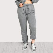 Shein Plus Heather Knit Sweatpants