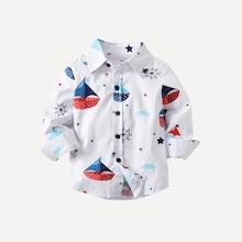 Shein Toddler Boys Anchor Print Shirt