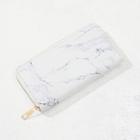 Shein Marbled Print Zipper Around Purse