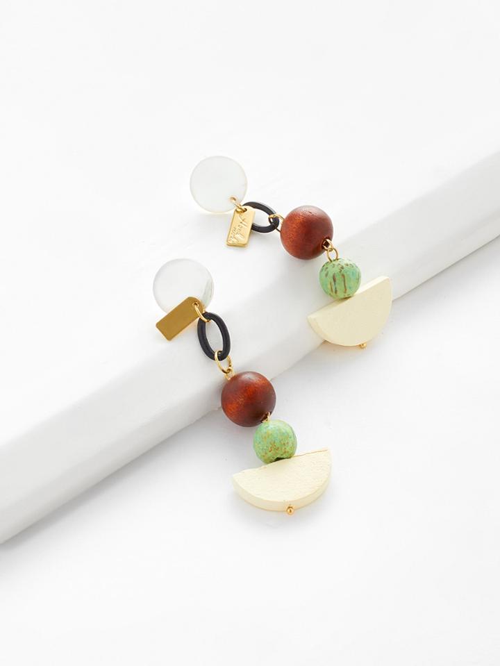 Shein Layered Ball Dangle Earrings