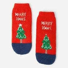 Shein Christmas Kids Tree Pattern Socks