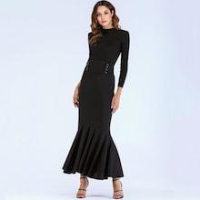 Shein Button Decorated Fishtail Skirt