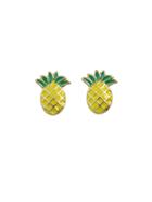 Shein Colorful Enamel Pineapple Shape Small Ear Studs