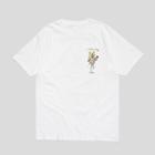 Shein Men Skeleton Hand With Flower Graphic T-shirt
