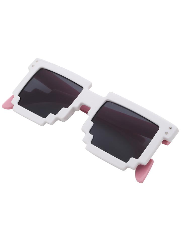 Shein Contrast Bold Plastic Frame Sunglasses