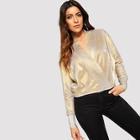 Shein Surplice Front V-neck Blouse