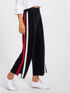 Shein Split Striped Side Wide Leg Pants