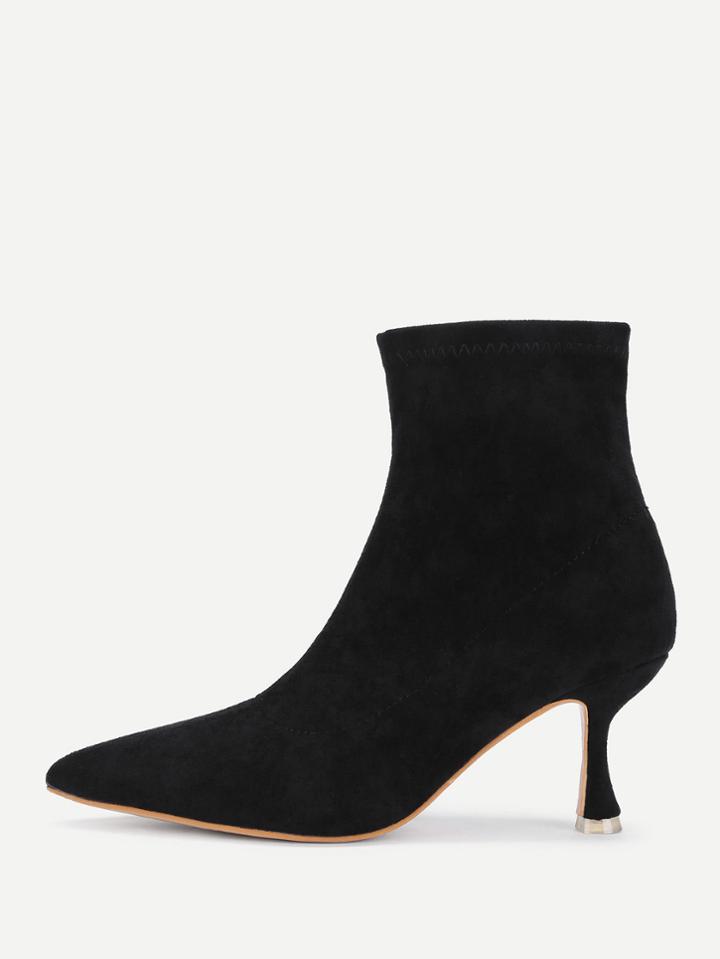 Shein Kitten Heeled Ankle Boots