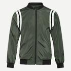 Shein Men Striped Bomber Jacket