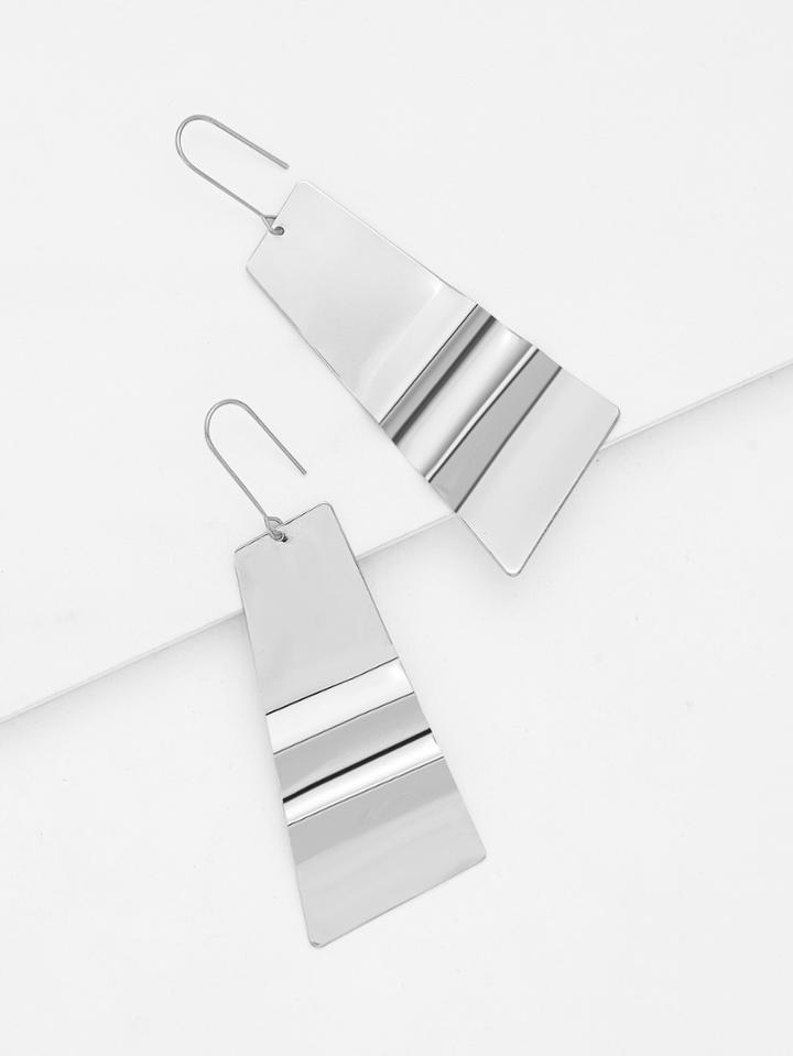 Shein Irregular Metal Drop Earrings