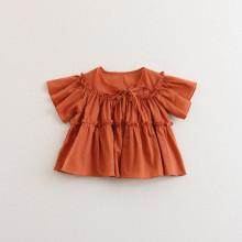 Shein Girls Frill Ruffle Sleeve Blouse