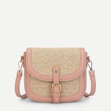 Shein Buckle Front Flap Shoulder Bag