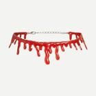 Shein Halloween Bleed Design Choker