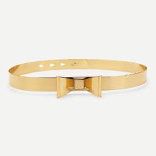Shein Metallic Bow Belt