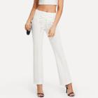 Shein Lace Up Front Pants