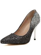 Shein Silver Ombre High Heeled Pumps