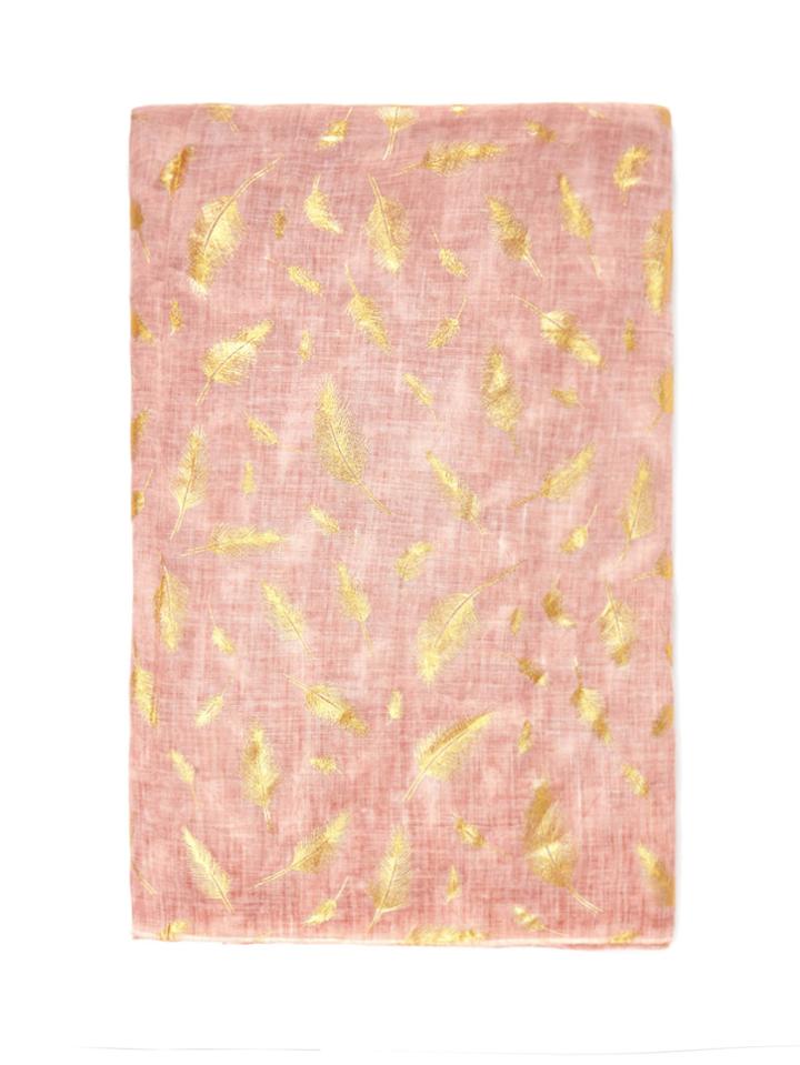 Shein Feather Print Light Weight Scarf