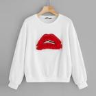 Shein Sequin Dog Embellished Sweatshirt