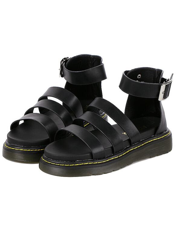 Shein Strappy Buckle Ankle Sandals
