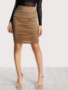 Shein Ruched Pencil Skirt