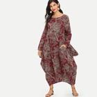Shein Graphic Print Oversized Dress