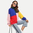 Shein Color Block Mock Pullover