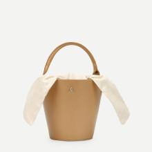 Shein Knot Design Pu Bucket Bag
