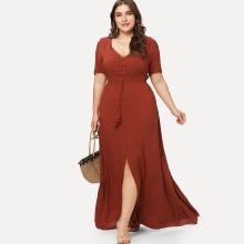 Shein Plus Fit & Flare Floral Dress