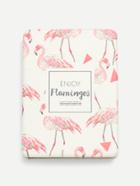 Shein Flamingo Print Portable Folding Mini Makeup Mirror