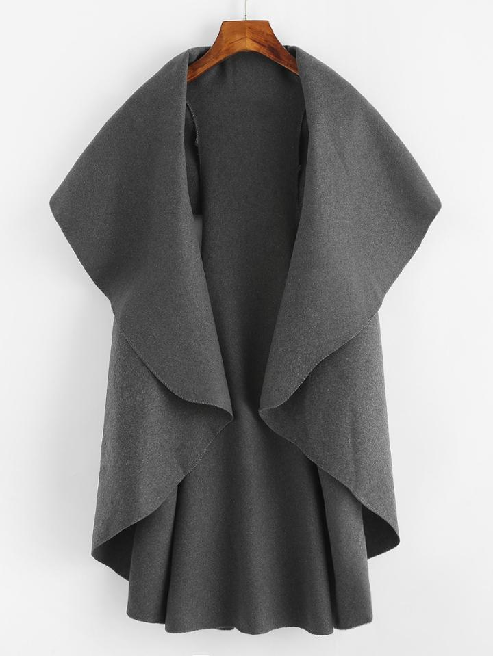 Shein Waterfall Vest Coat