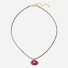 Shein Lip Shaped Pendant Necklace